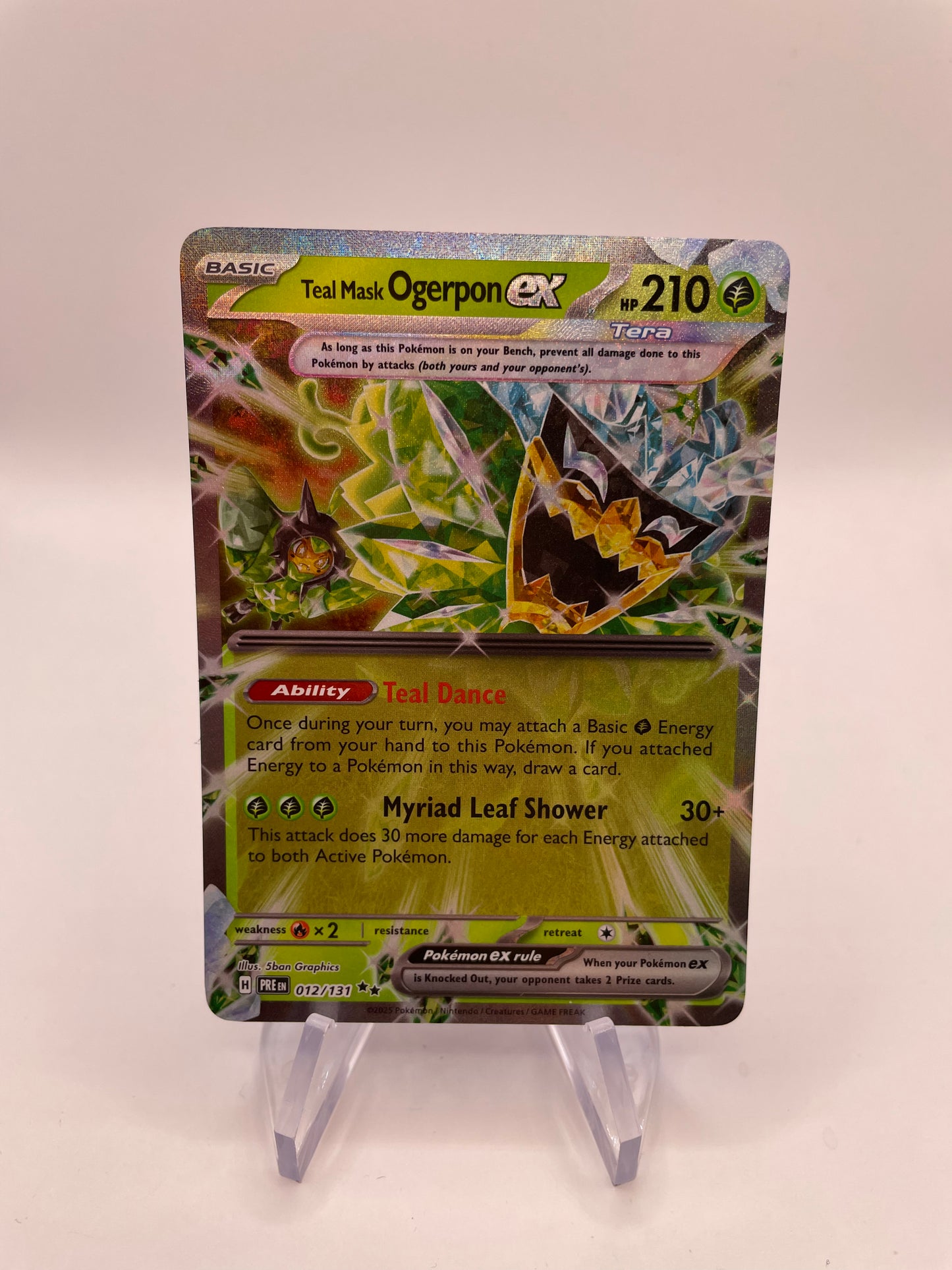 Pokemon Karte Ogerpon ex 12/131 Englisch