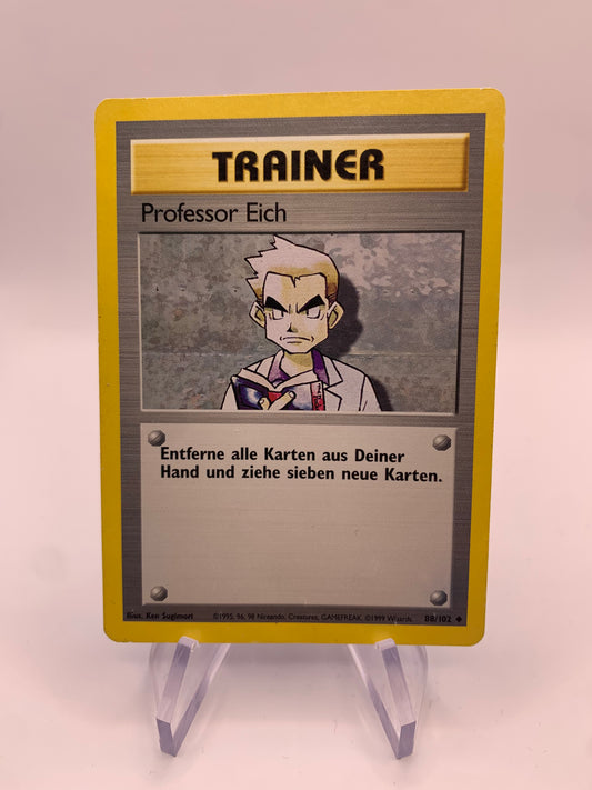Pokemon Karte Professor Eich 88/102 Base-Set Deutsch
