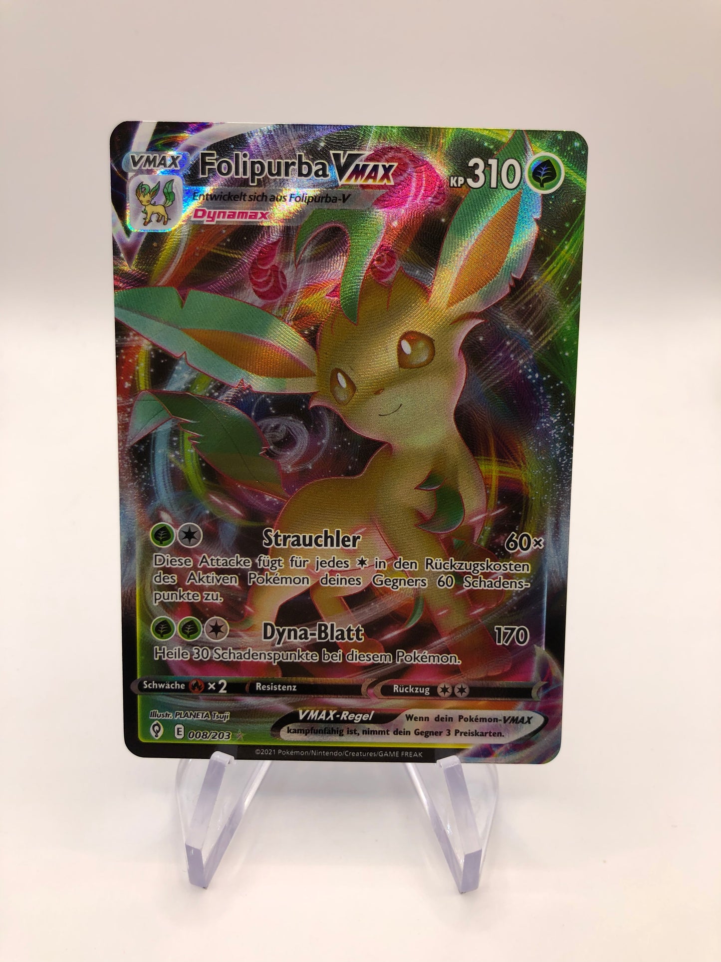 Pokemon Karten Vmax Folipurba 8/203 Deutsch