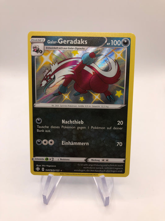 Pokemon Karten Shiny Galar Geradaks SV79/SV122 Deutsch