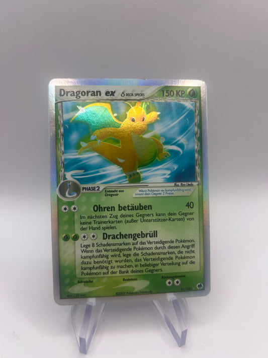 Pokemon Karte Delta Species Ex Dragoran 91/101 Deutsch