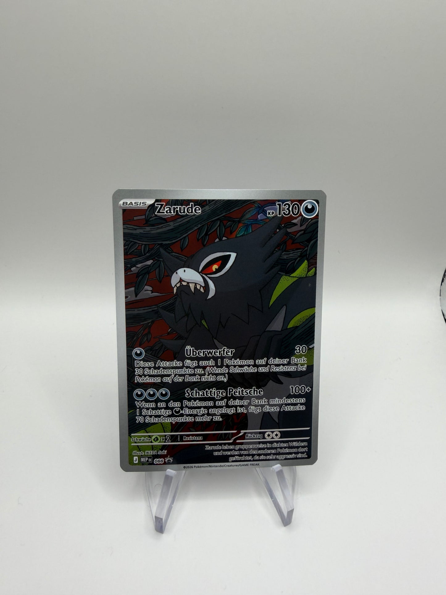 Pokemon Karte Art Rare Zarude 88 Deutsch