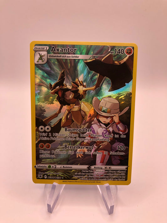 Pokemon Karte Art-Rare Axanator Tg08/Tg30 Deutsch