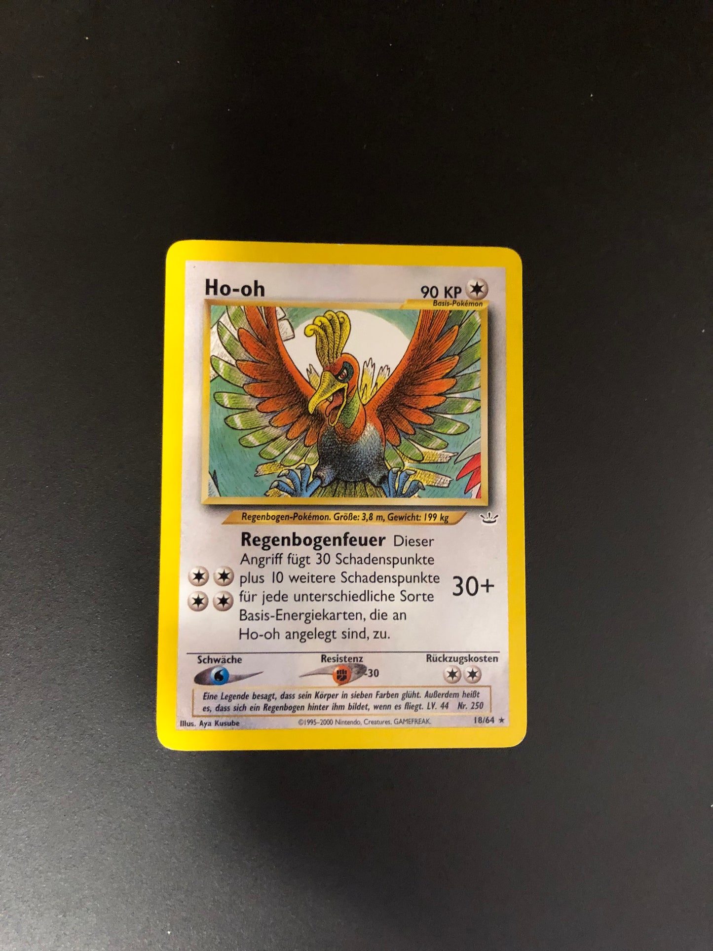 Pokemon Karte Neo Revelation Ho-oh 18/64 Deutsch