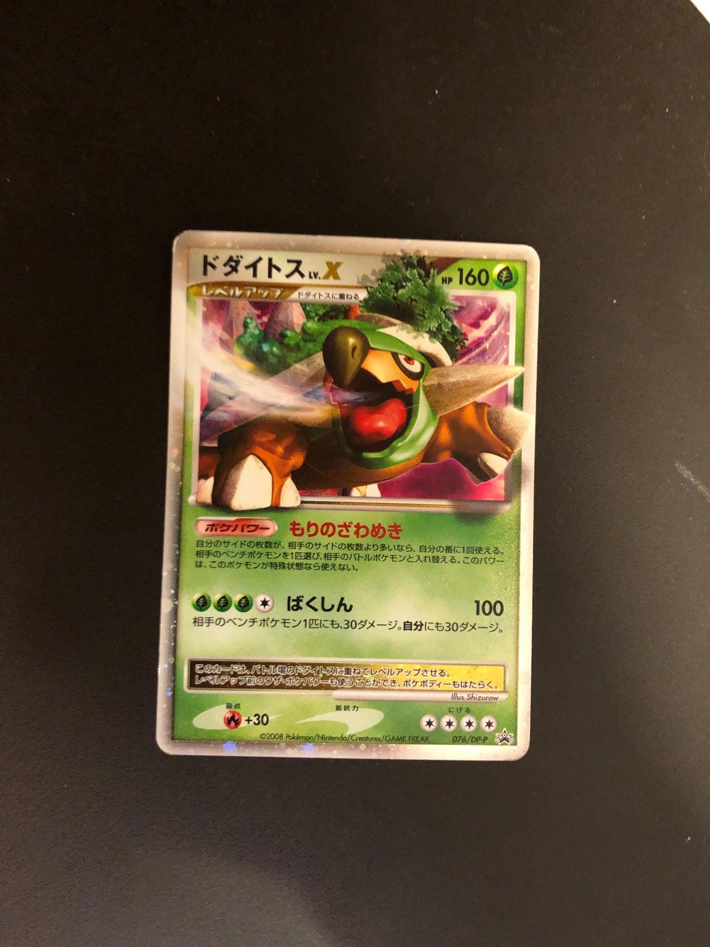 Pokemon Karte Lv.X Chelterra 76/DP-P Japanisch