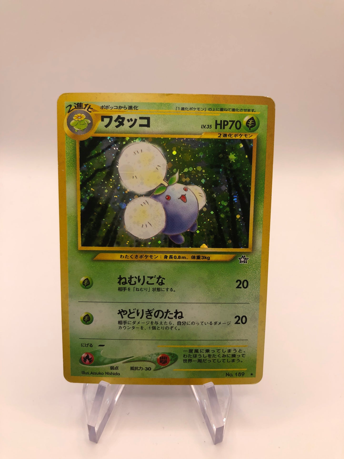 Pokemon Karte Holo Papungha No.189 japanisch