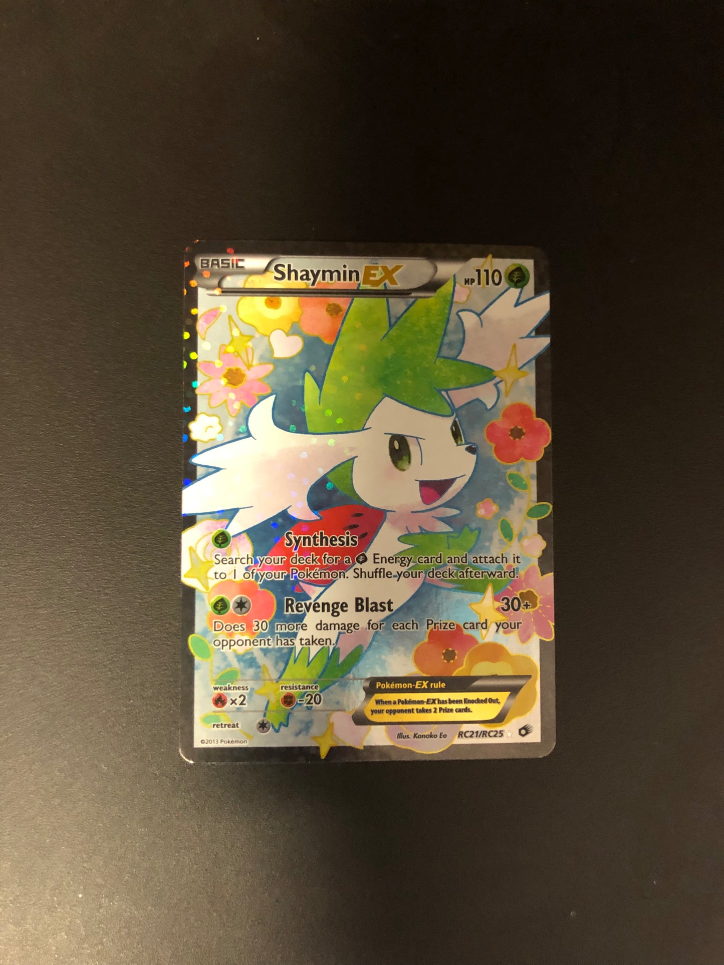 Pokemon Karte Ex Fullart Shaymin RC21/RC25 Englisch