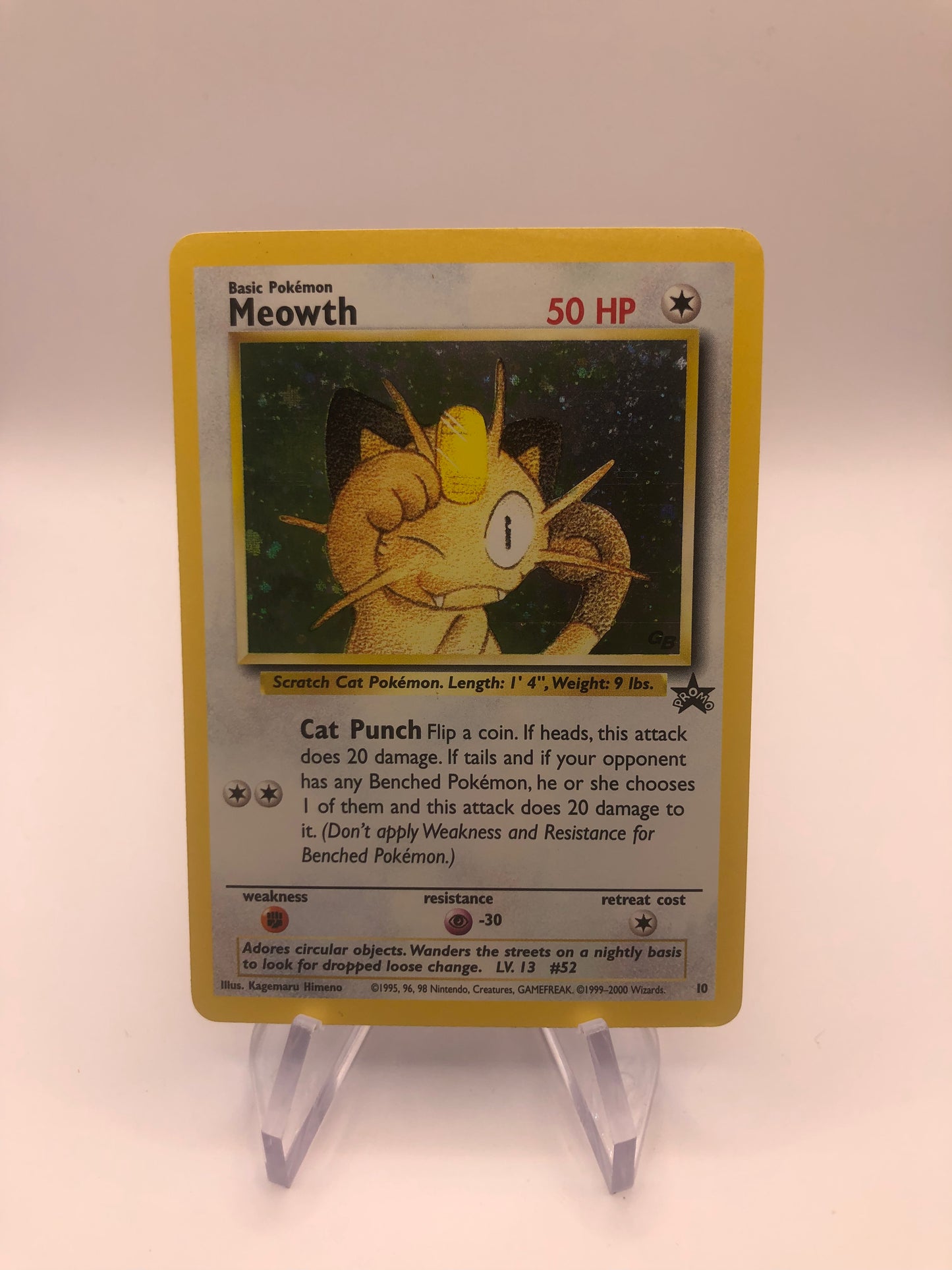 Pokemon Karte Promo Holo Mauzi 10 Englisch