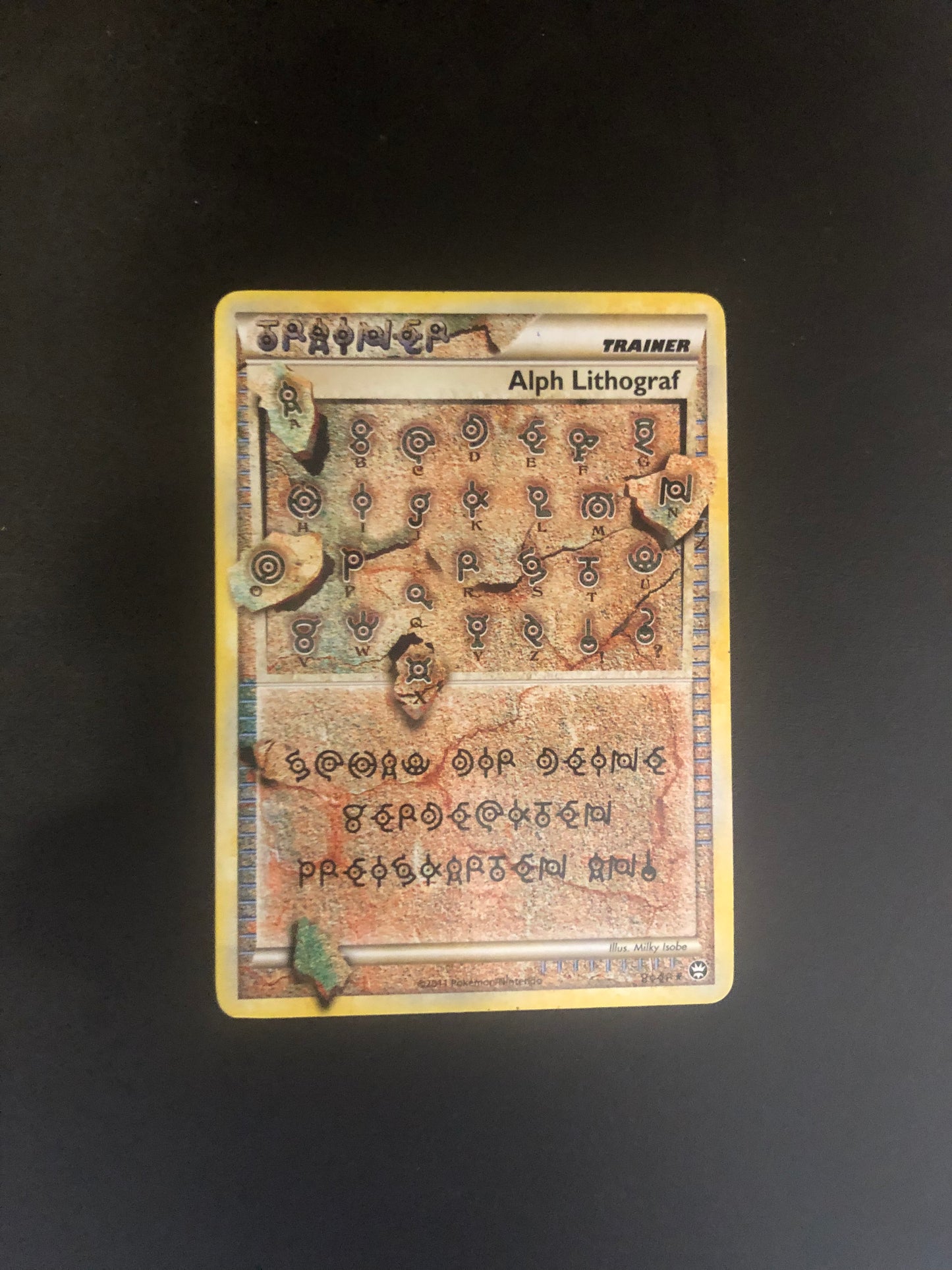 Pokemon Karte Secret Rare Alphlitograph Deutsch