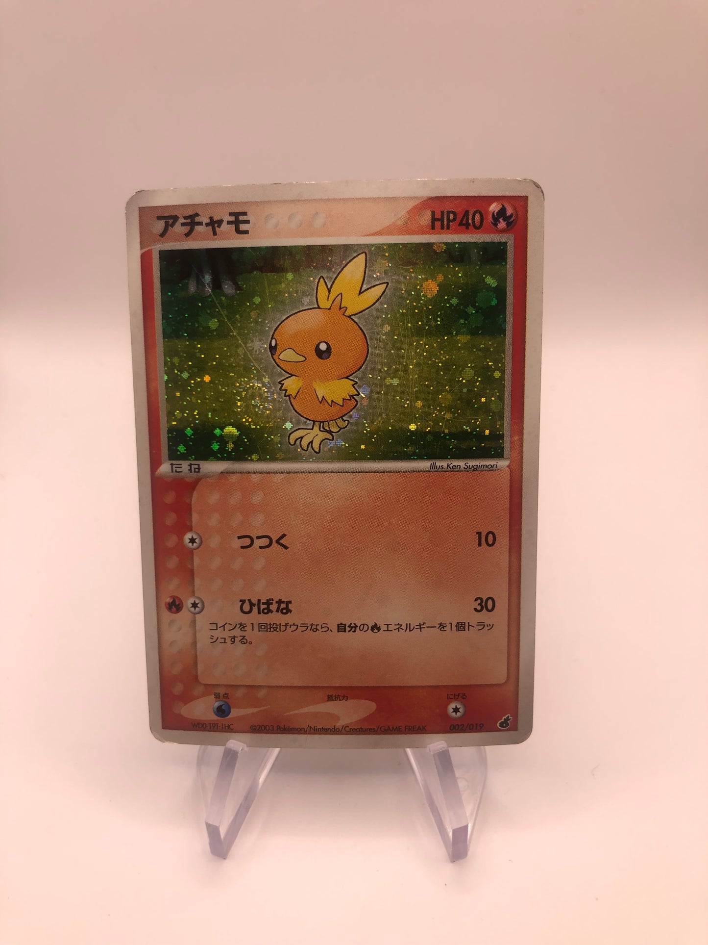 Pokemon Karte Holo Flemli 2/19 Japanisch