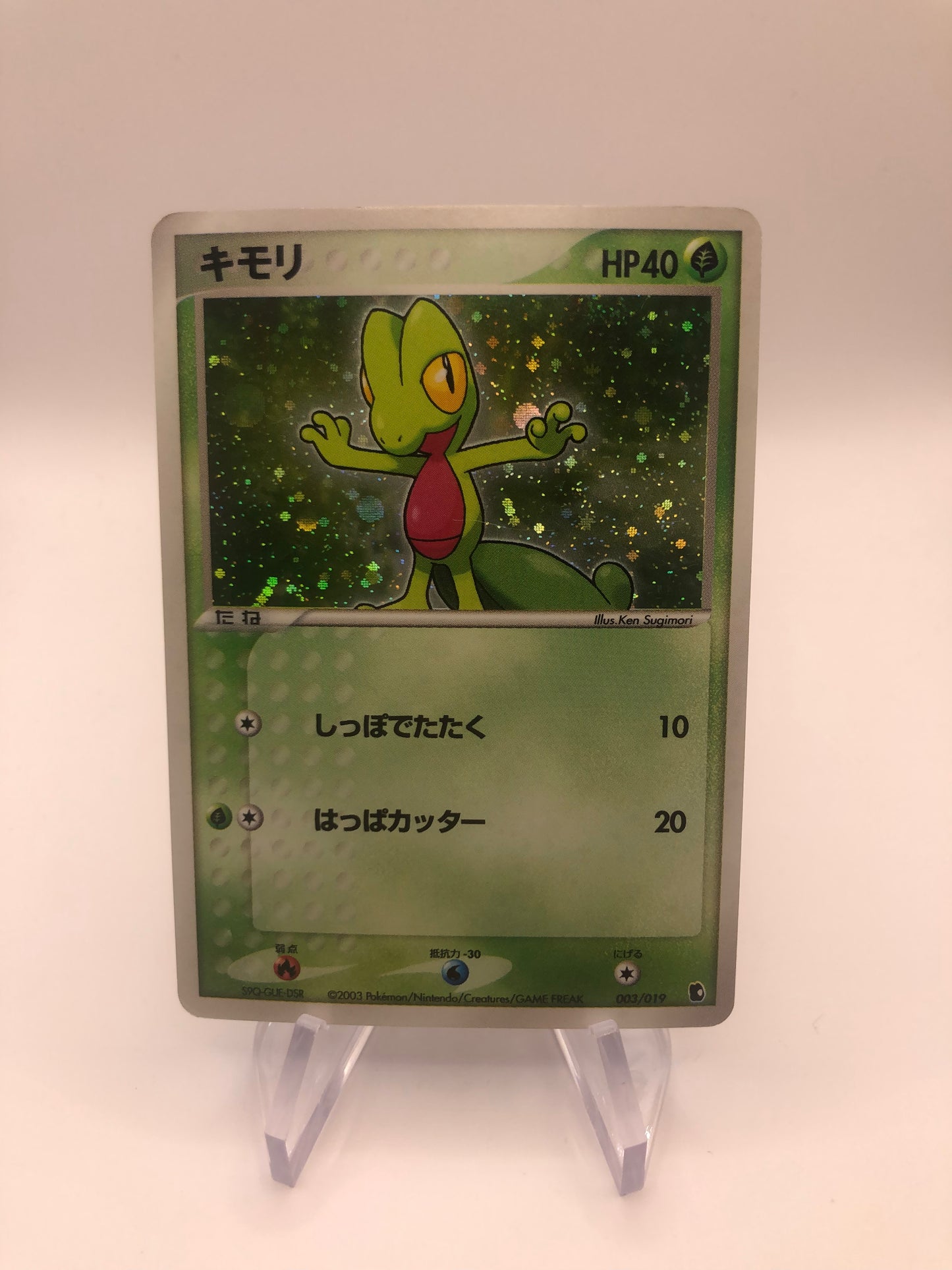 Pokemon Karte Holo Geckabor 3/19 Japanisch
