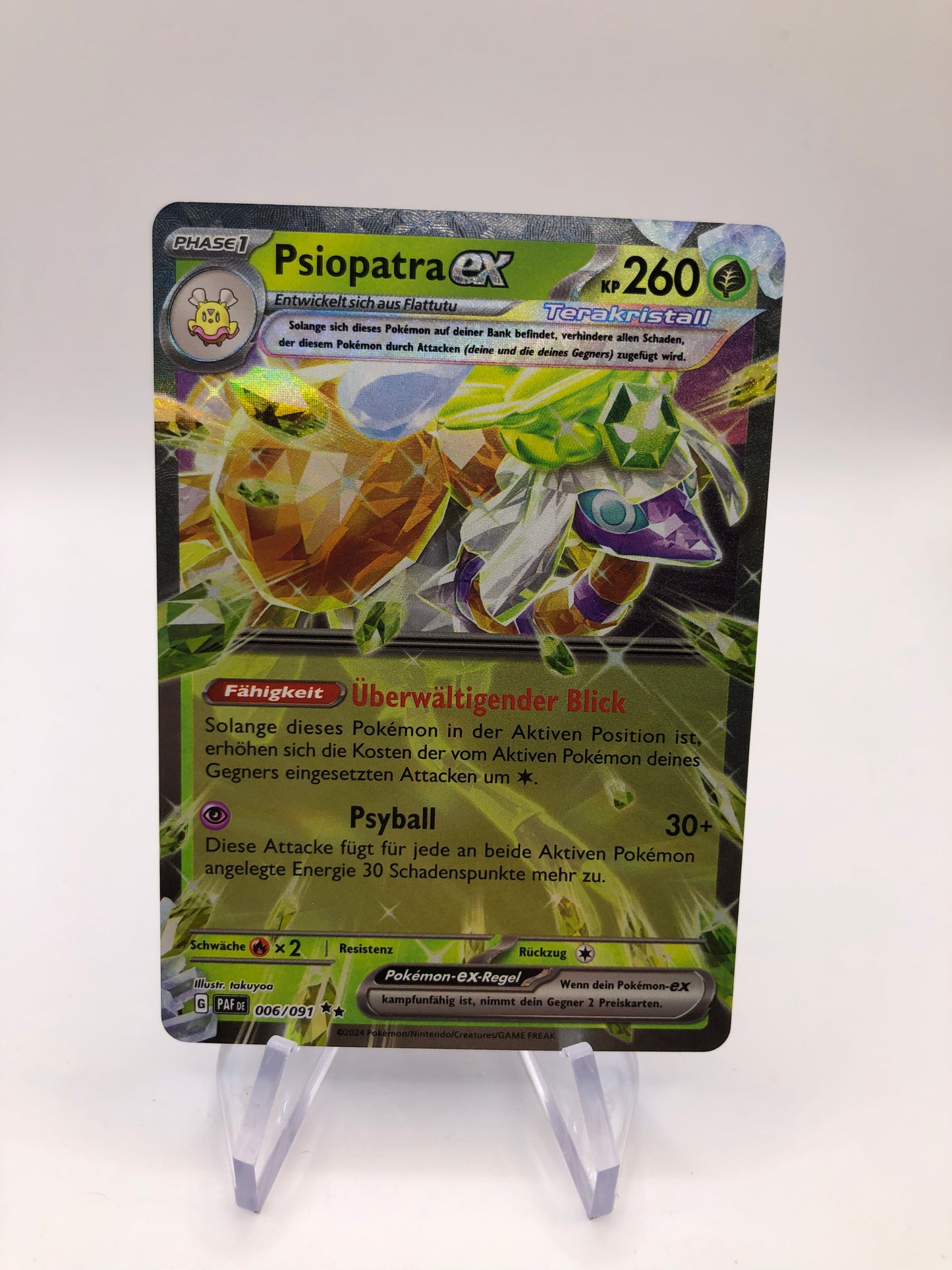 Pokemon Karte Ex Psiopatra 6/91 Deutsch