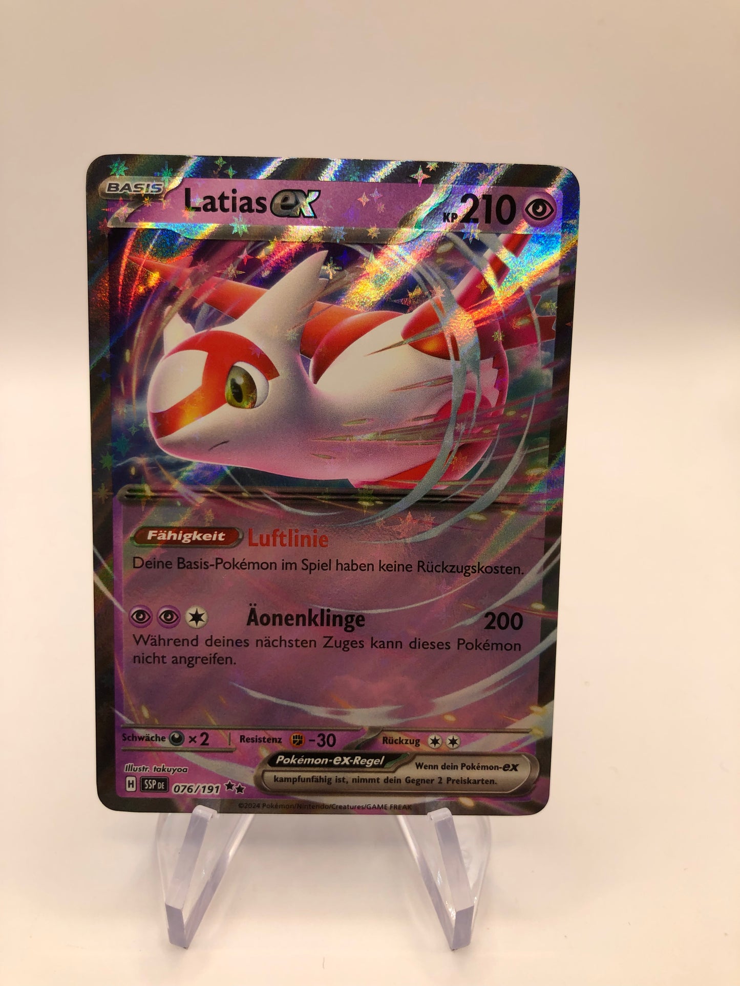 Pokemon Karte Ex Latias 76/191 Deutsch