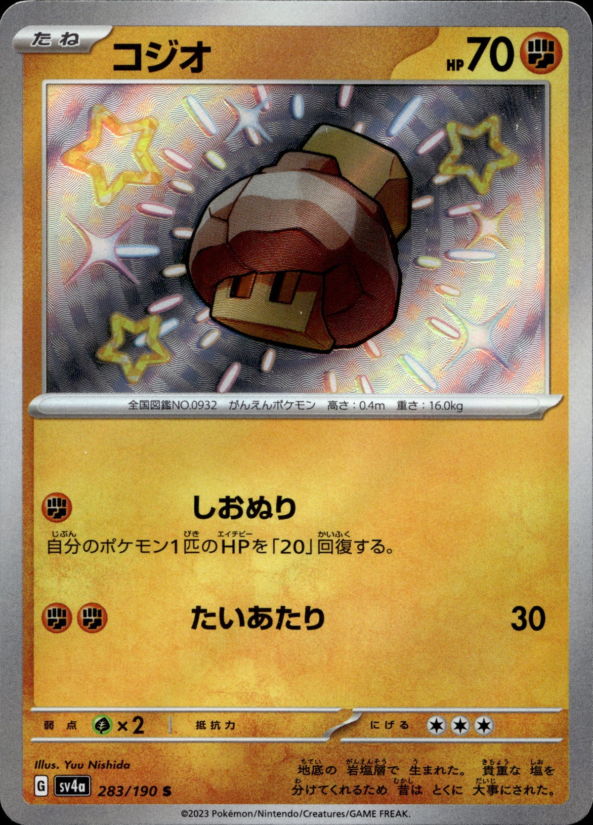 Geosali 283/190 Shiny Japanisch – Vorderseite