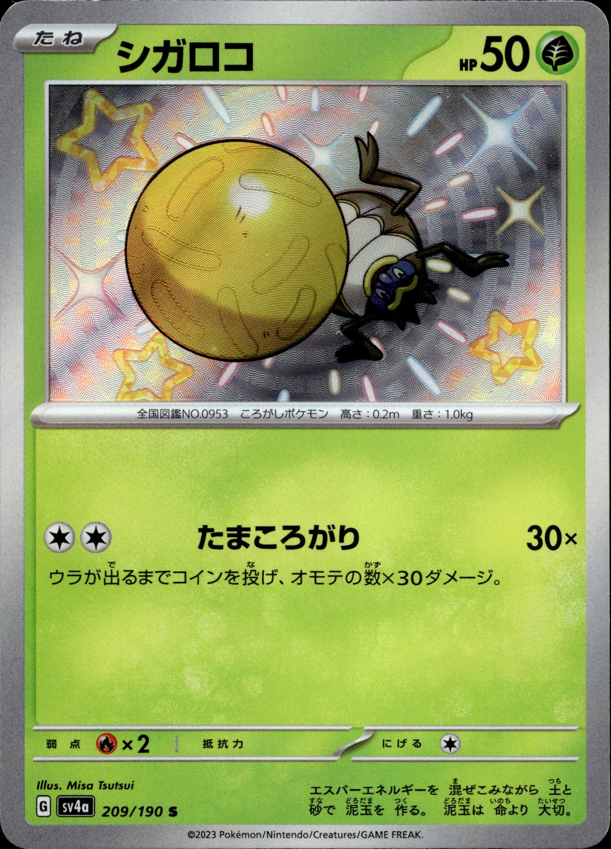 Relluk 209/190 Shiny Japanisch – Vorderseite