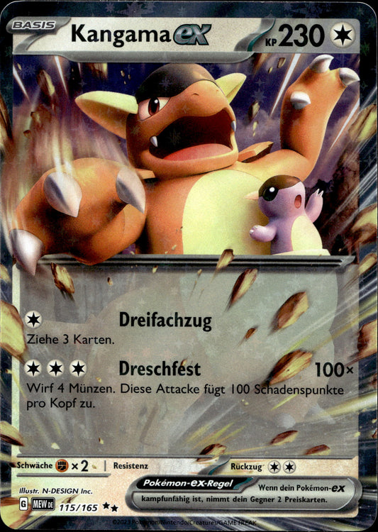 Kangama ex 115/165 Deutsch – Vorderseite