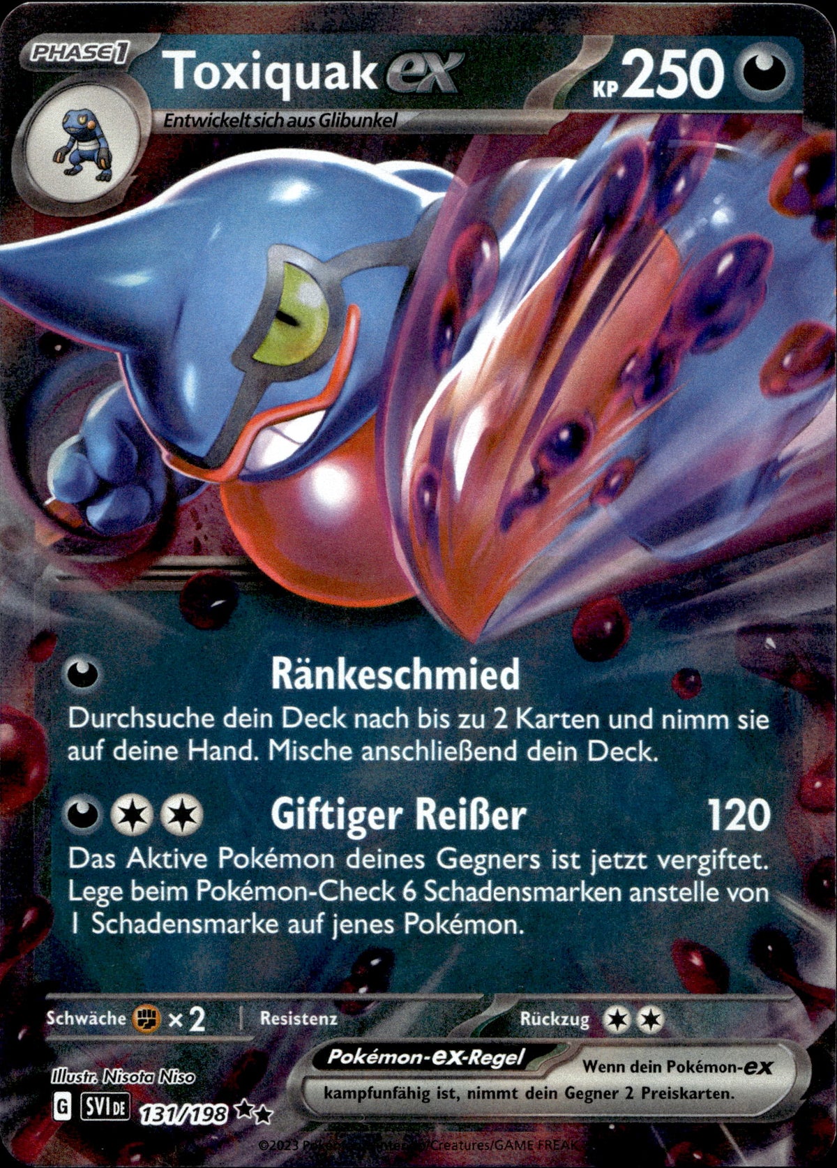 Toxiquak ex 131/198 Deutsch – Vorderseite