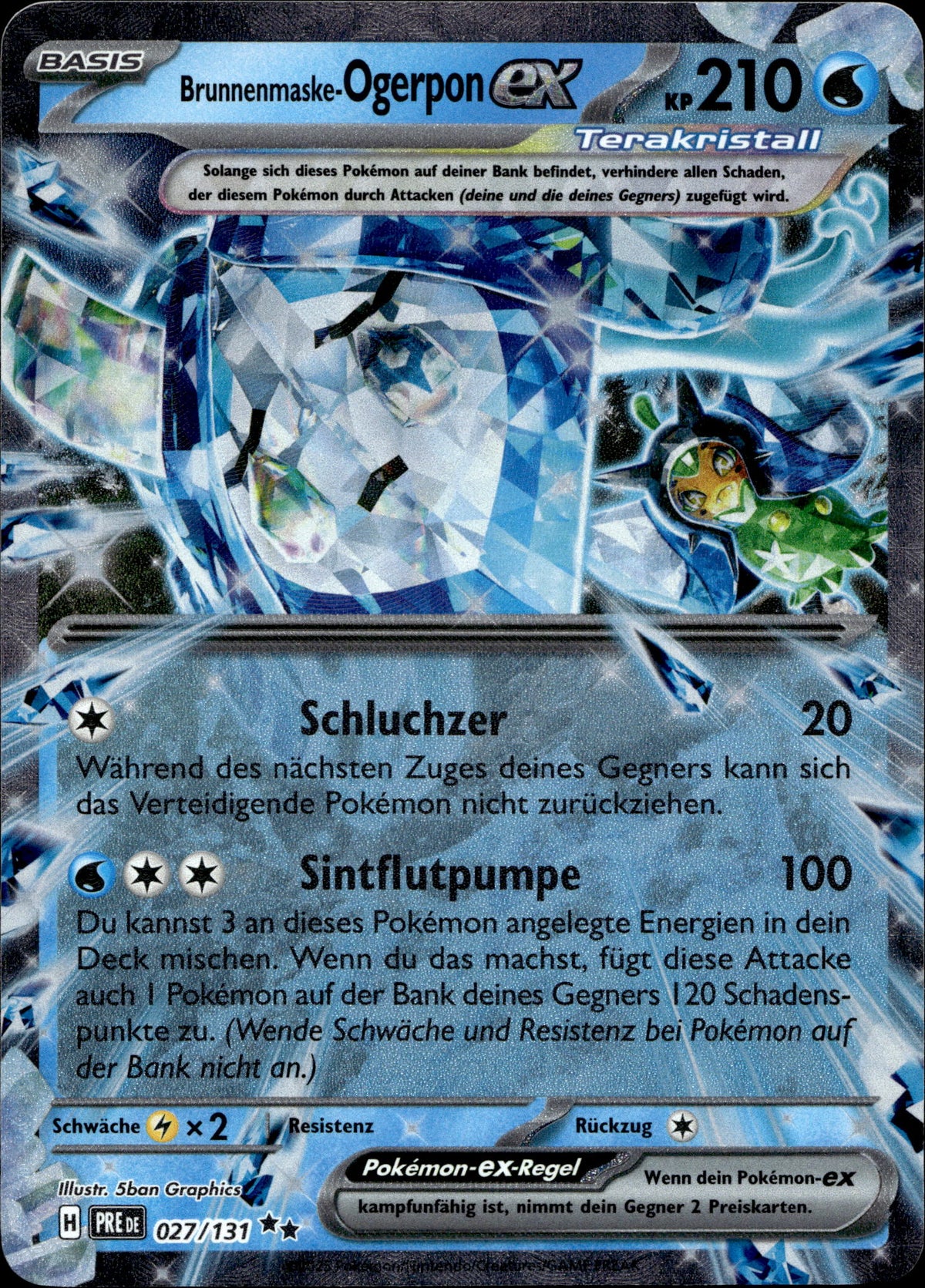Brunnenmaske-Ogerpon ex 27/131 Deutsch – Vorderseite