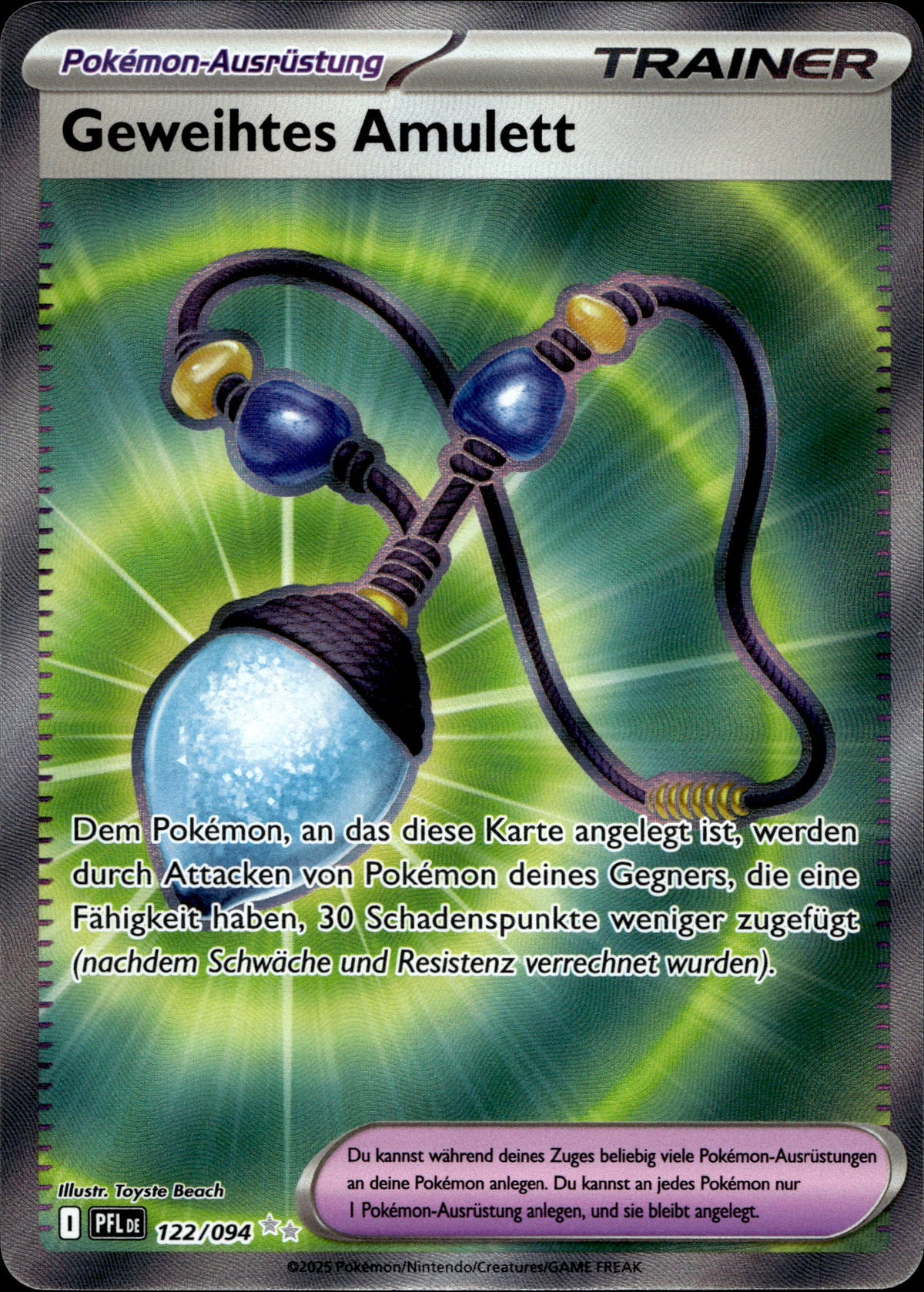 Geweihtes Amulett 122/94 Deutsch – Vorderseite