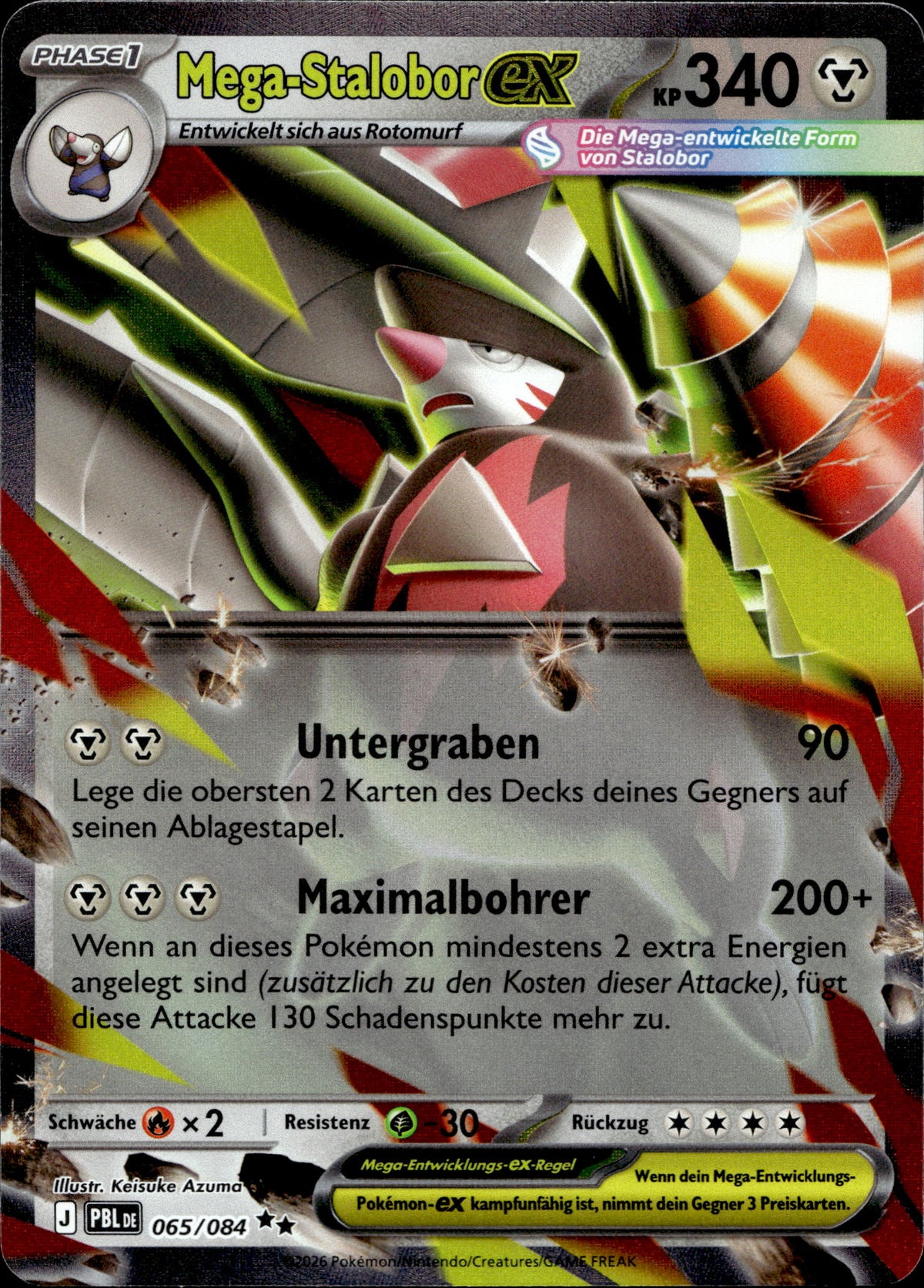 Mega-Stalobor ex 65/84 Deutsch – Vorderseite