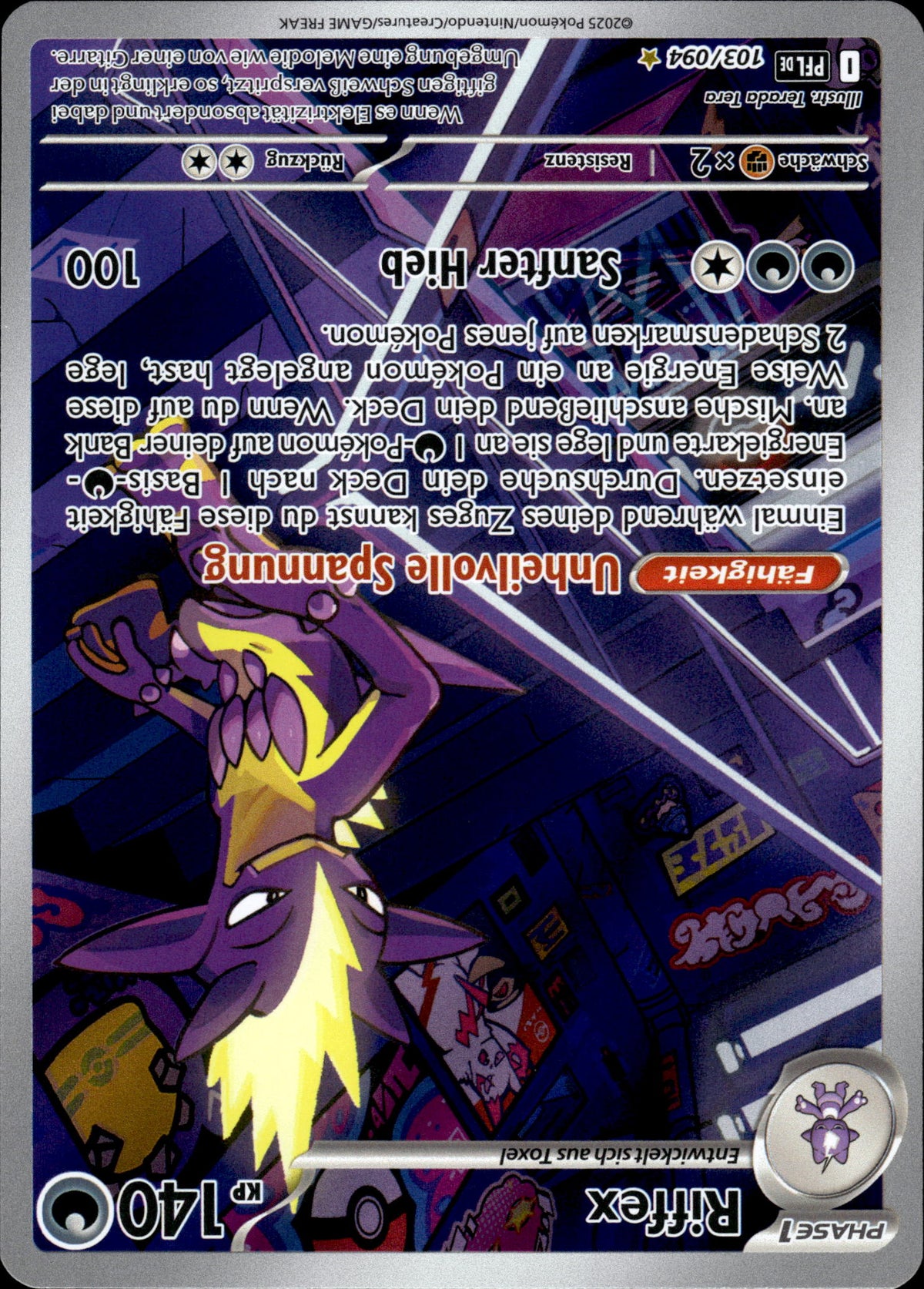Riffex 103/94 Deutsch – Vorderseite