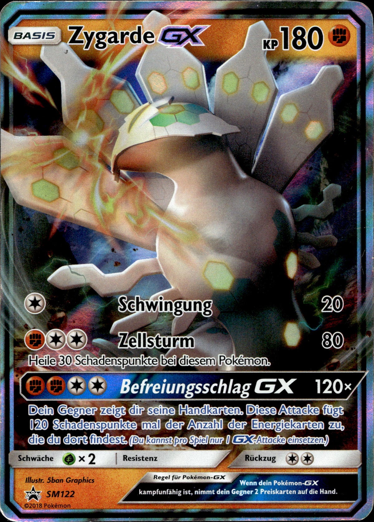 Zygarde GX SM122 Deutsch – Vorderseite