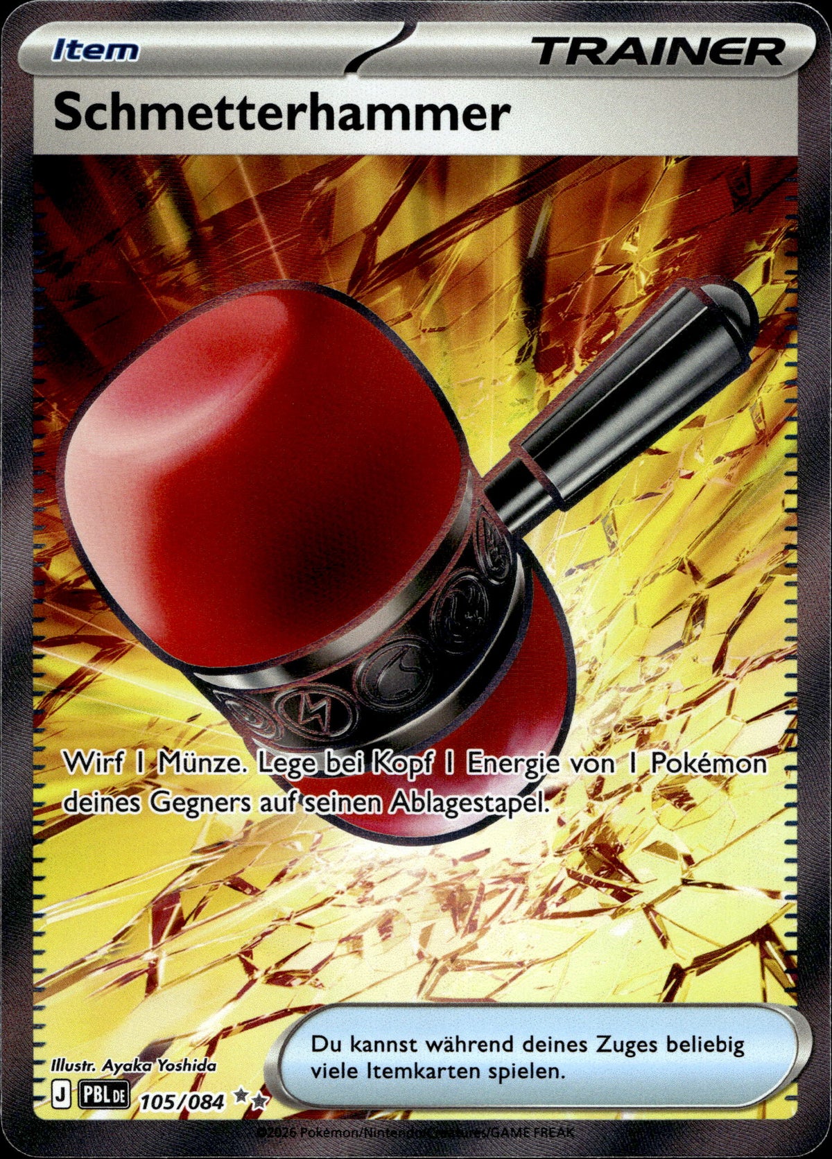 Schmetterhammer 105/84 Deutsch – Vorderseite