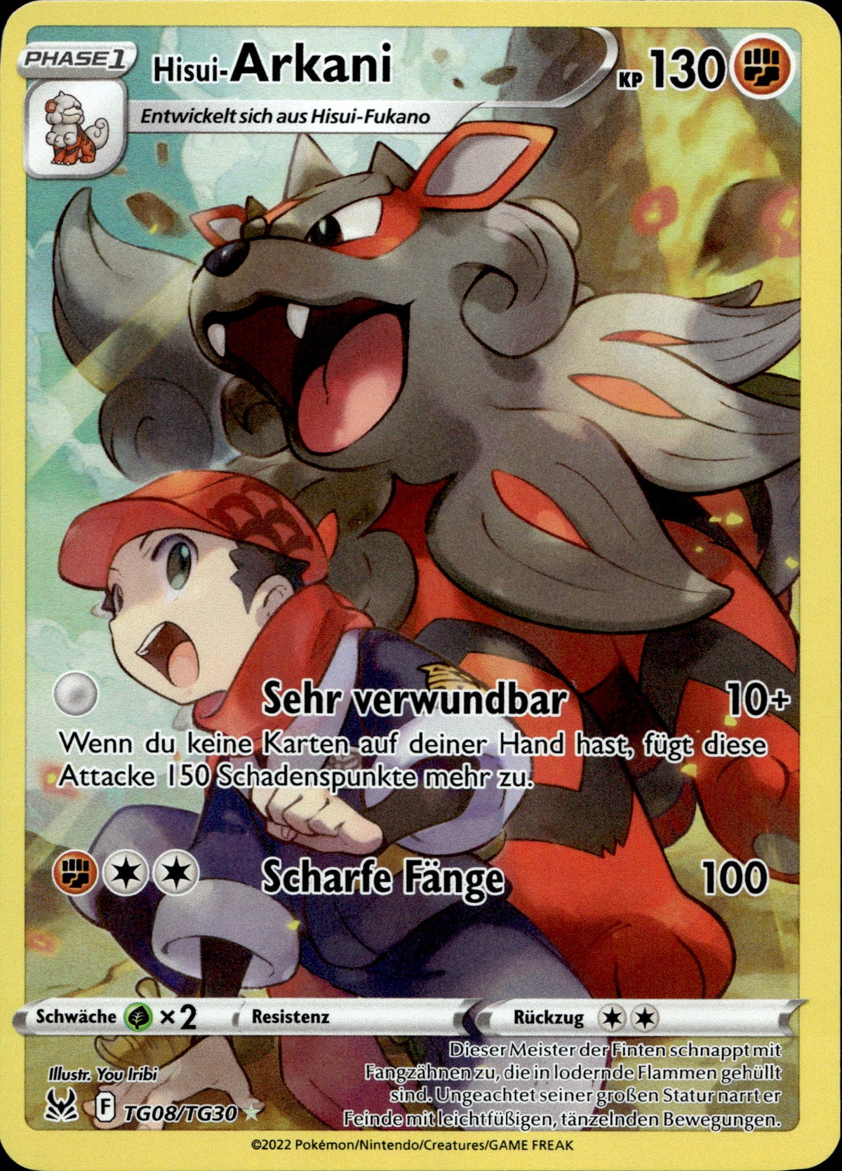 Hisui-Arkani TG08/TG30 Deutsch – Vorderseite