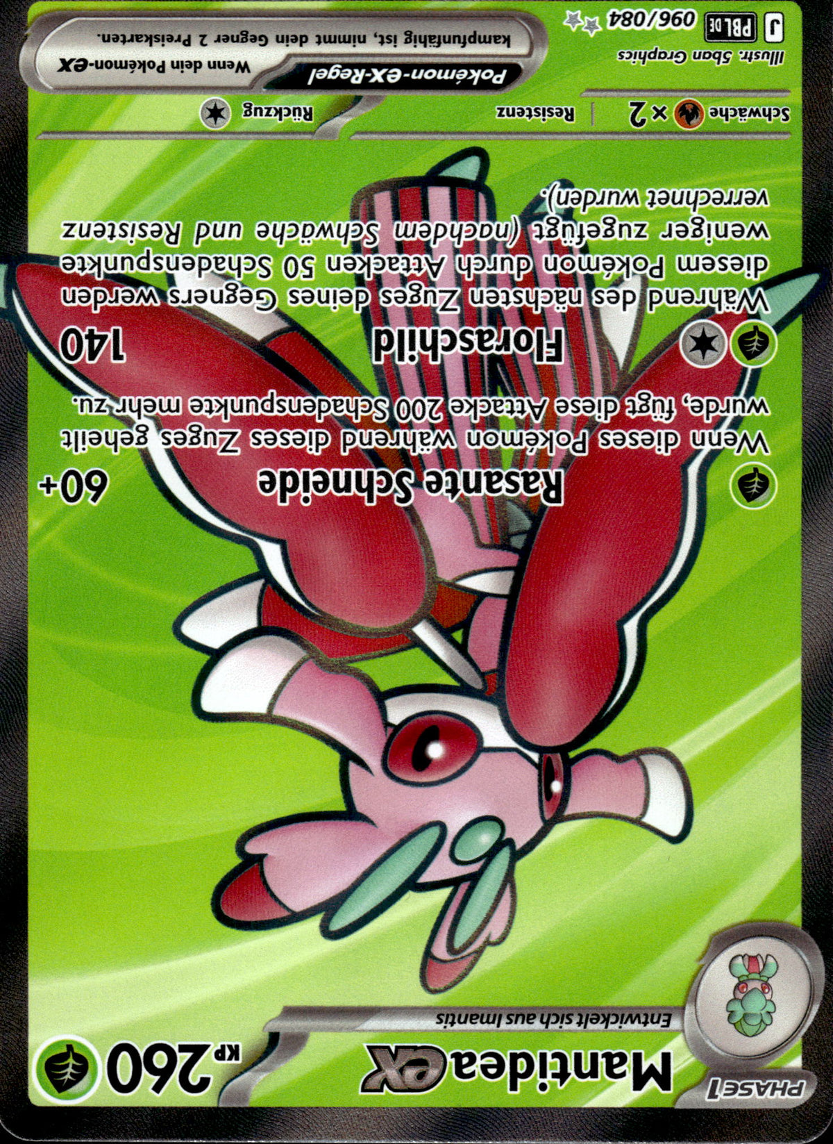 Mantidea ex 96/84 Deutsch – Vorderseite