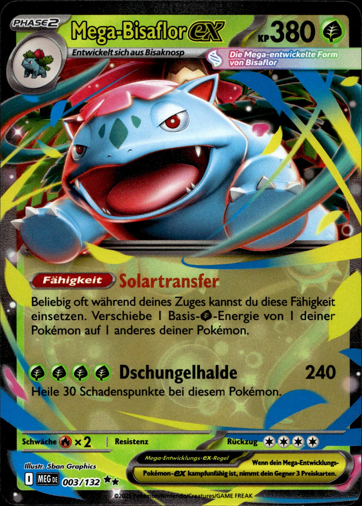 Mega-Bisaflor ex 3/132 Deutsch – Vorderseite