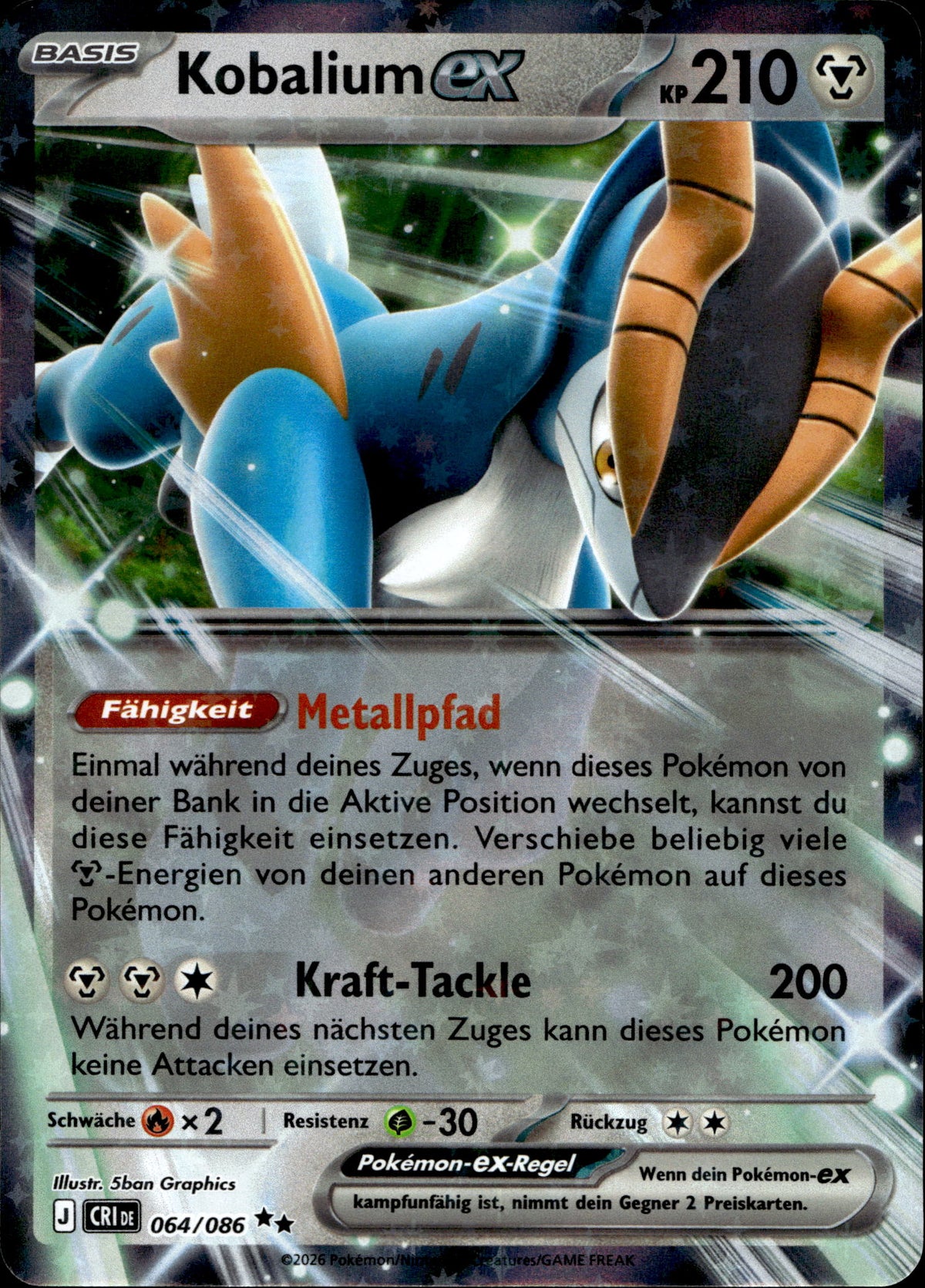 Kobalium ex 64/86 Deutsch – Vorderseite
