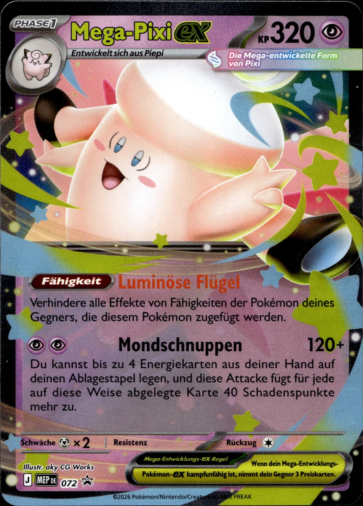 Mega-Pixi ex 72 Deutsch – Vorderseite