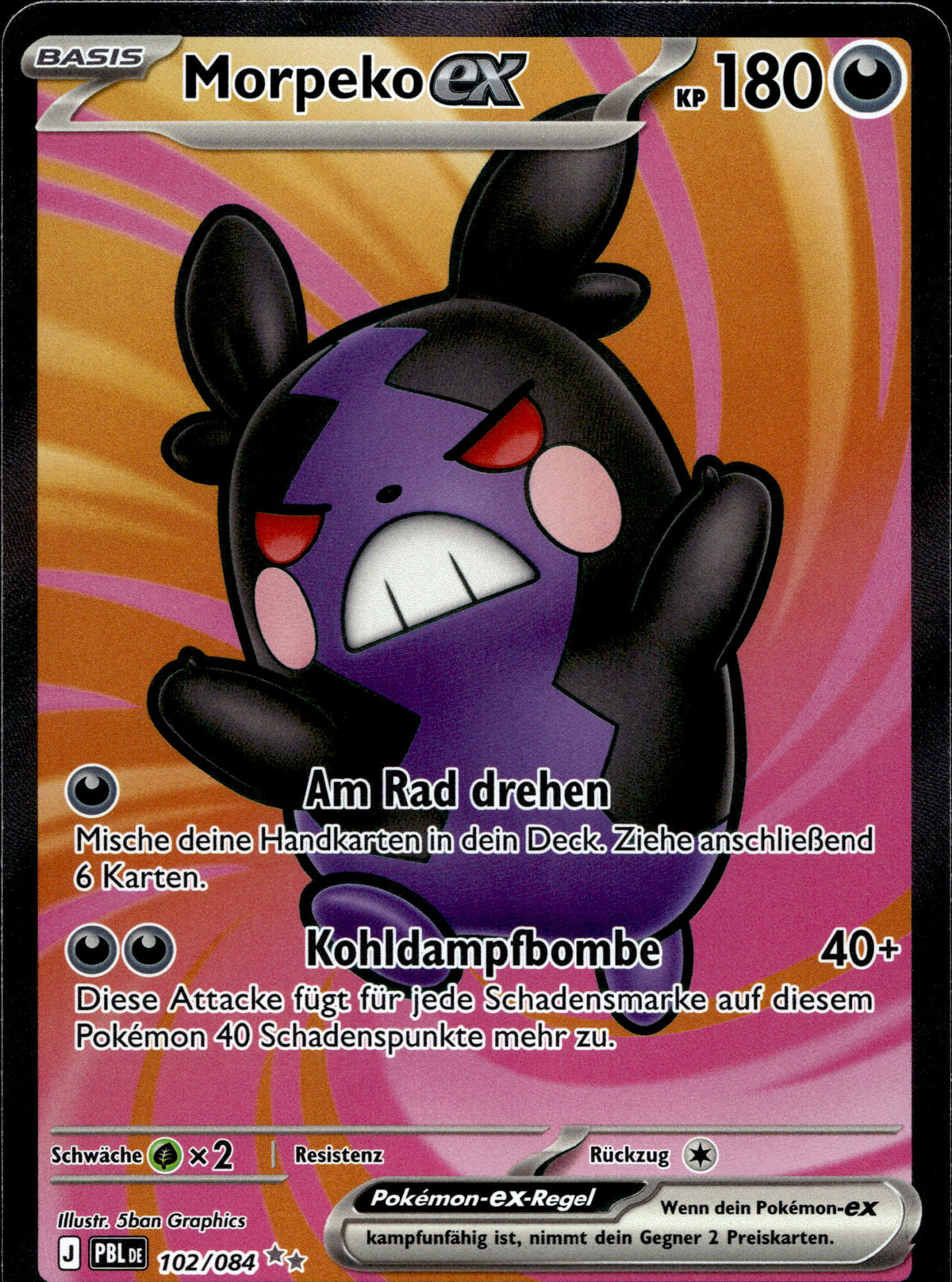 Morpeko ex 102/84 Deutsch – Vorderseite