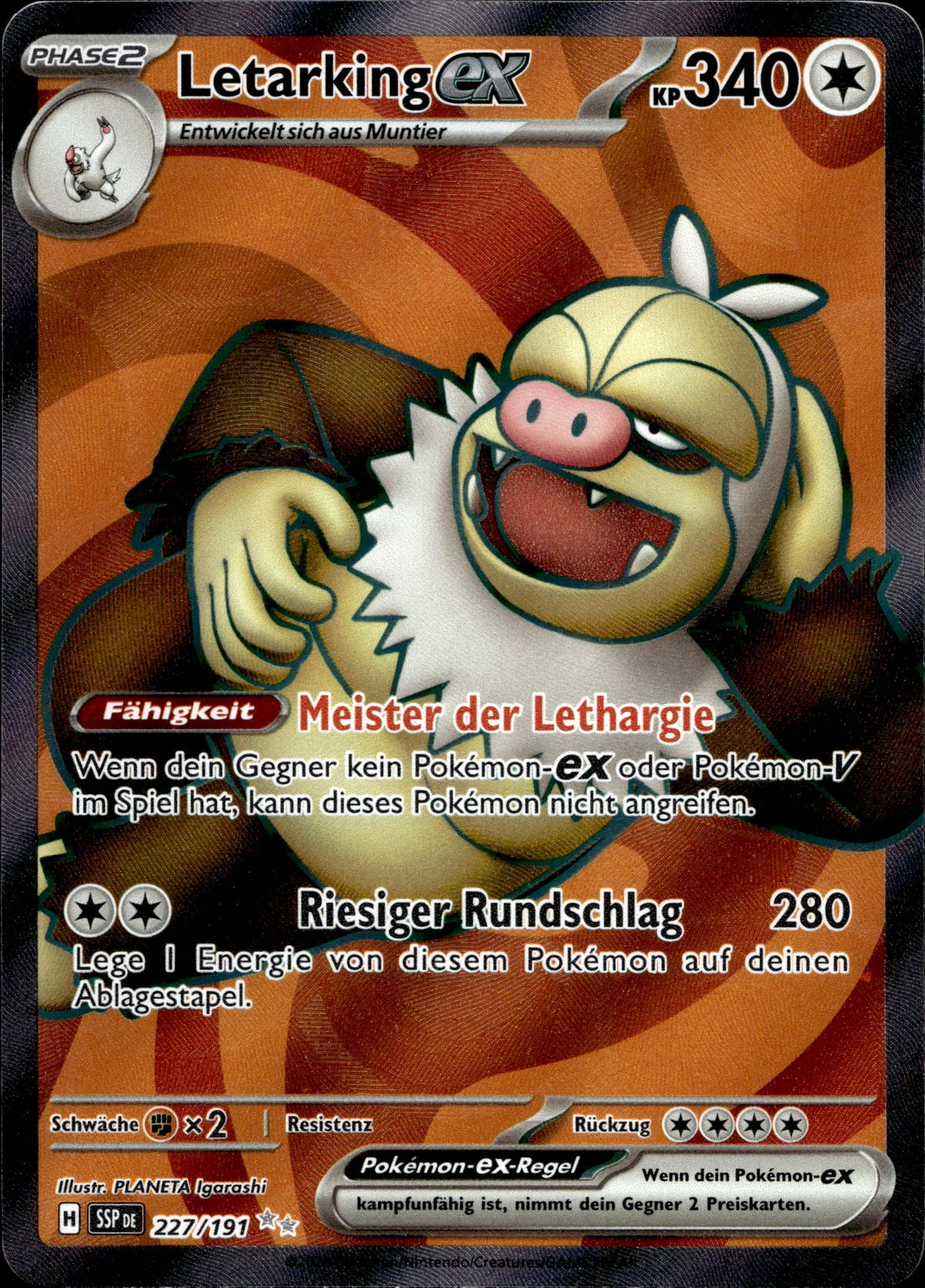 Letarking ex 227/191 Deutsch – Vorderseite