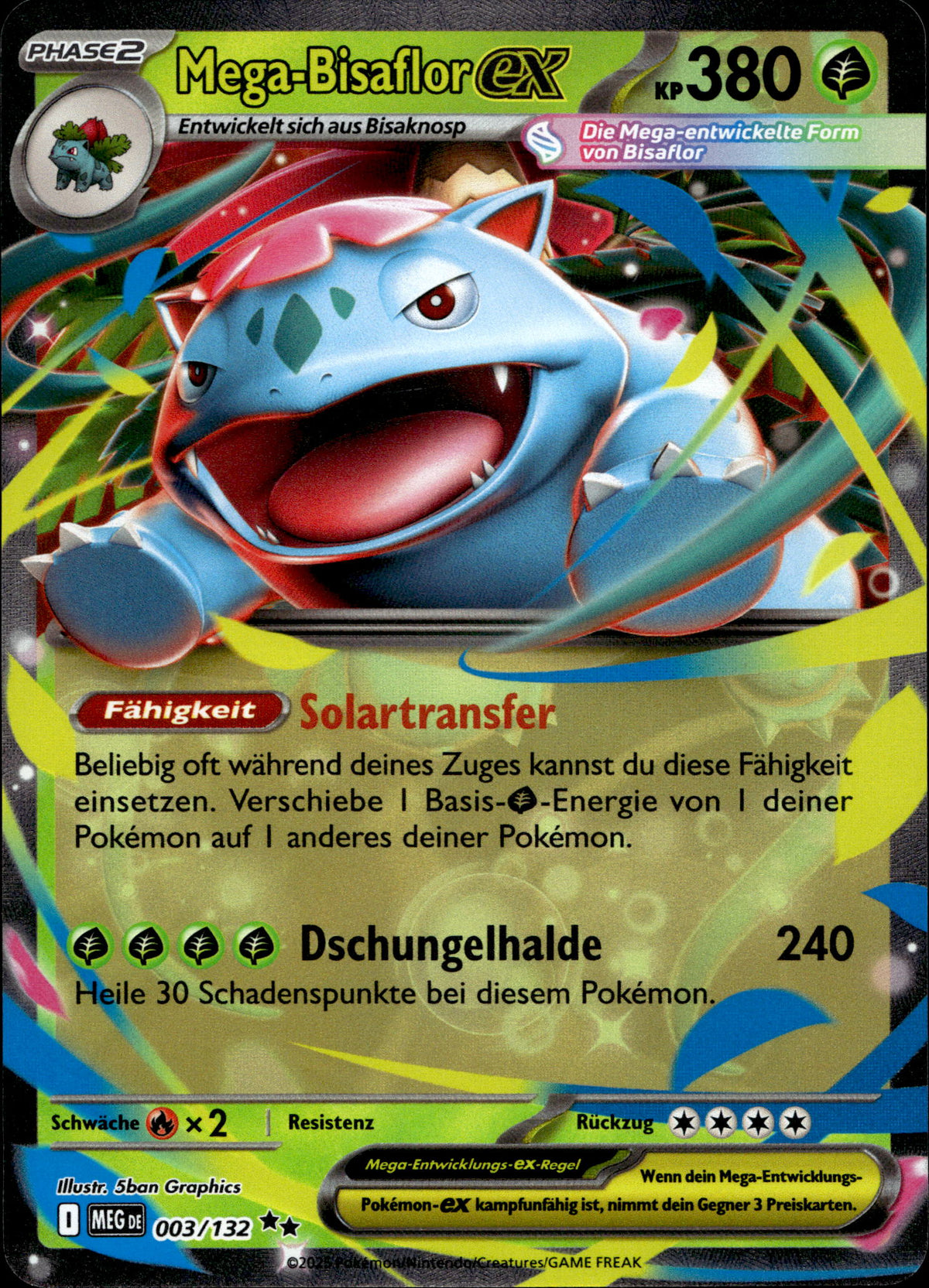 Mega-Bisaflor ex 3/132 Deutsch – Vorderseite