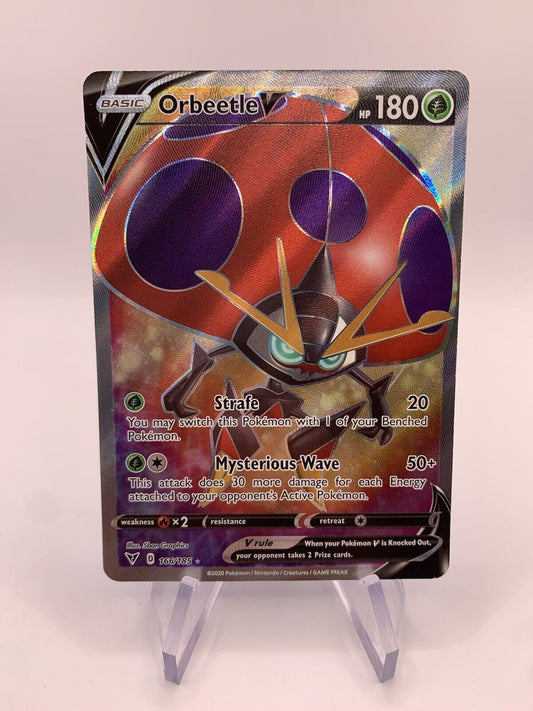 Pokémon Card V Orbeetle 166/185 English