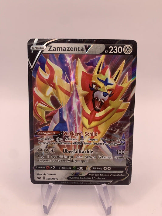 Pokémon Karte V Promo Zamazenta SWSH019 Deutsch