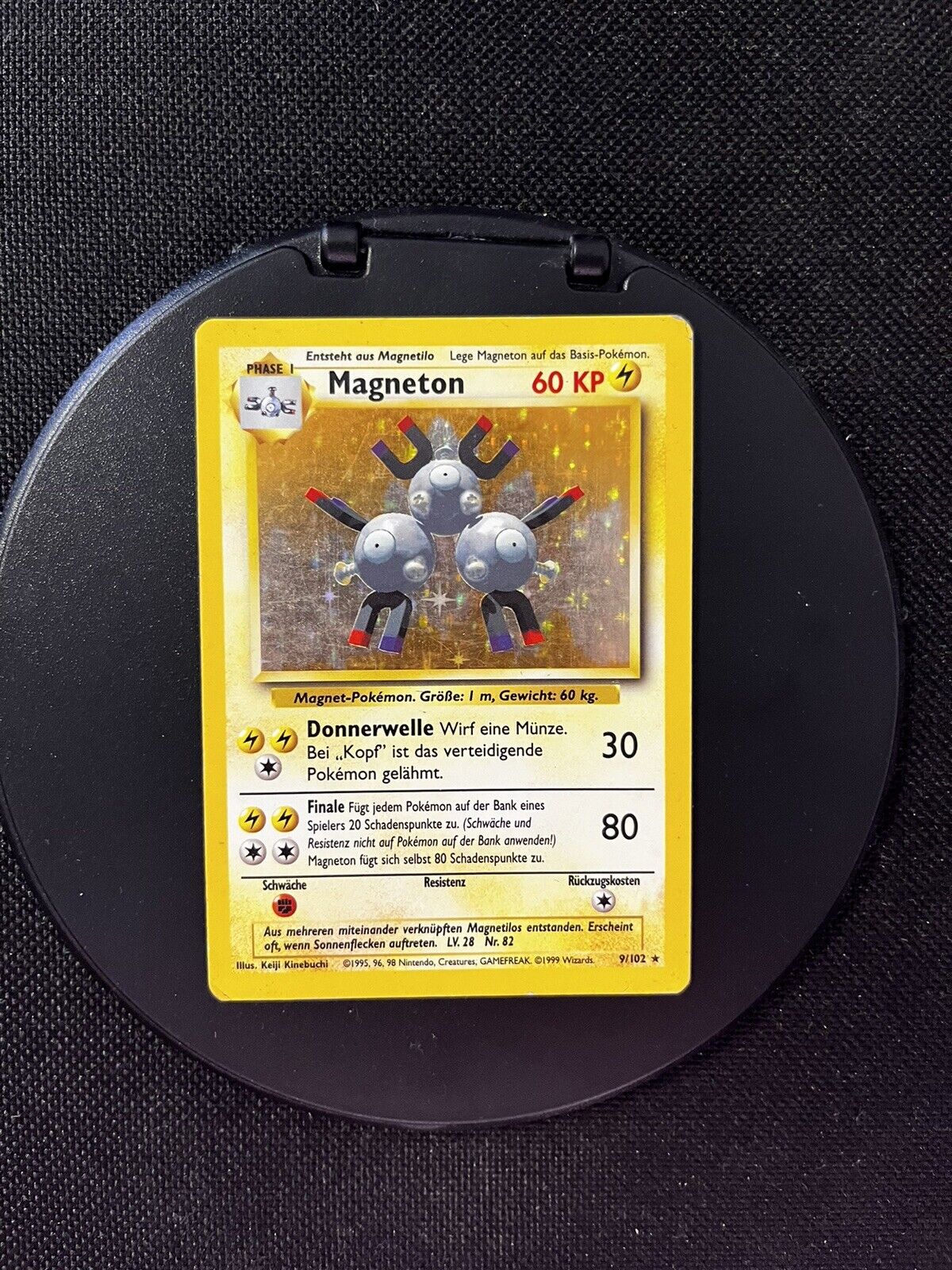Pokemon Karte Magneton - 9/102 Basis Set Holo