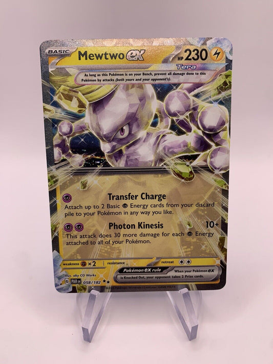 Pokémon Card EX Mewtwo 58/182 English